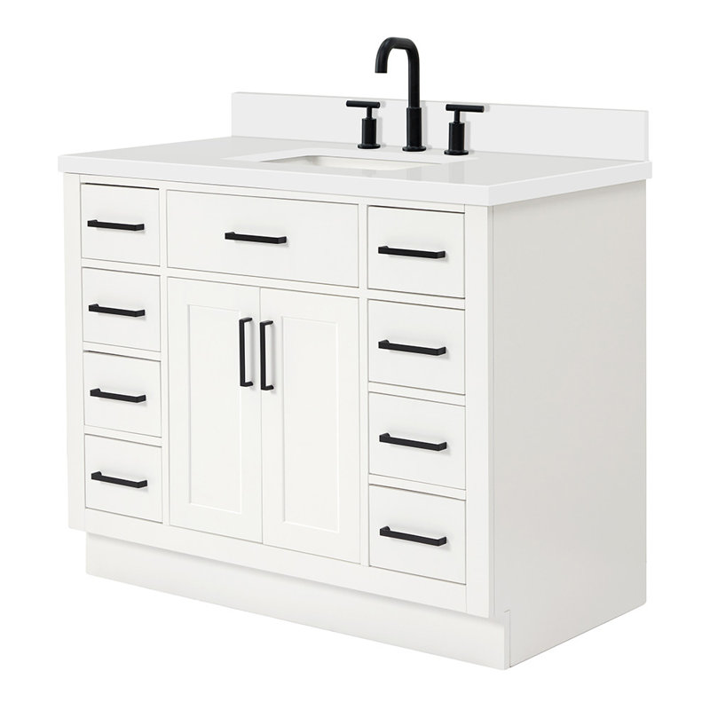 Wildon Home® Silloth 43'' Free Standing Single Bathroom Vanity with